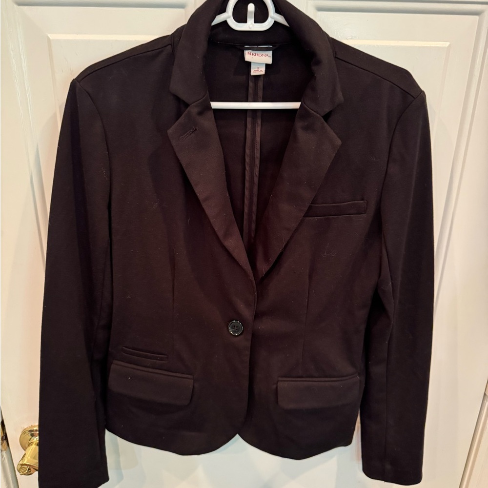 Merona Black Blazer Tailored Suit Jacket